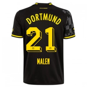 Fotbalové dres BVB Borussia Dortmund Malen 21 Venkovní 2022-23 Krátký Rukáv